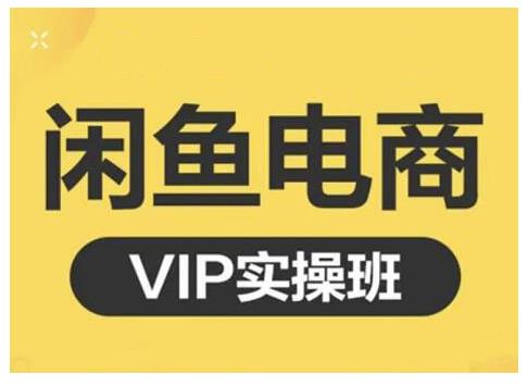 闲鱼电商零基础入门到进阶VIP实战课程，帮助你掌握闲鱼电商所需的各项技能-明哥网创资源