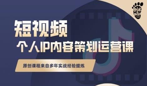 抖音短视频个人ip内容策划实操课，真正做到普通人也能实行落地-明哥网创资源